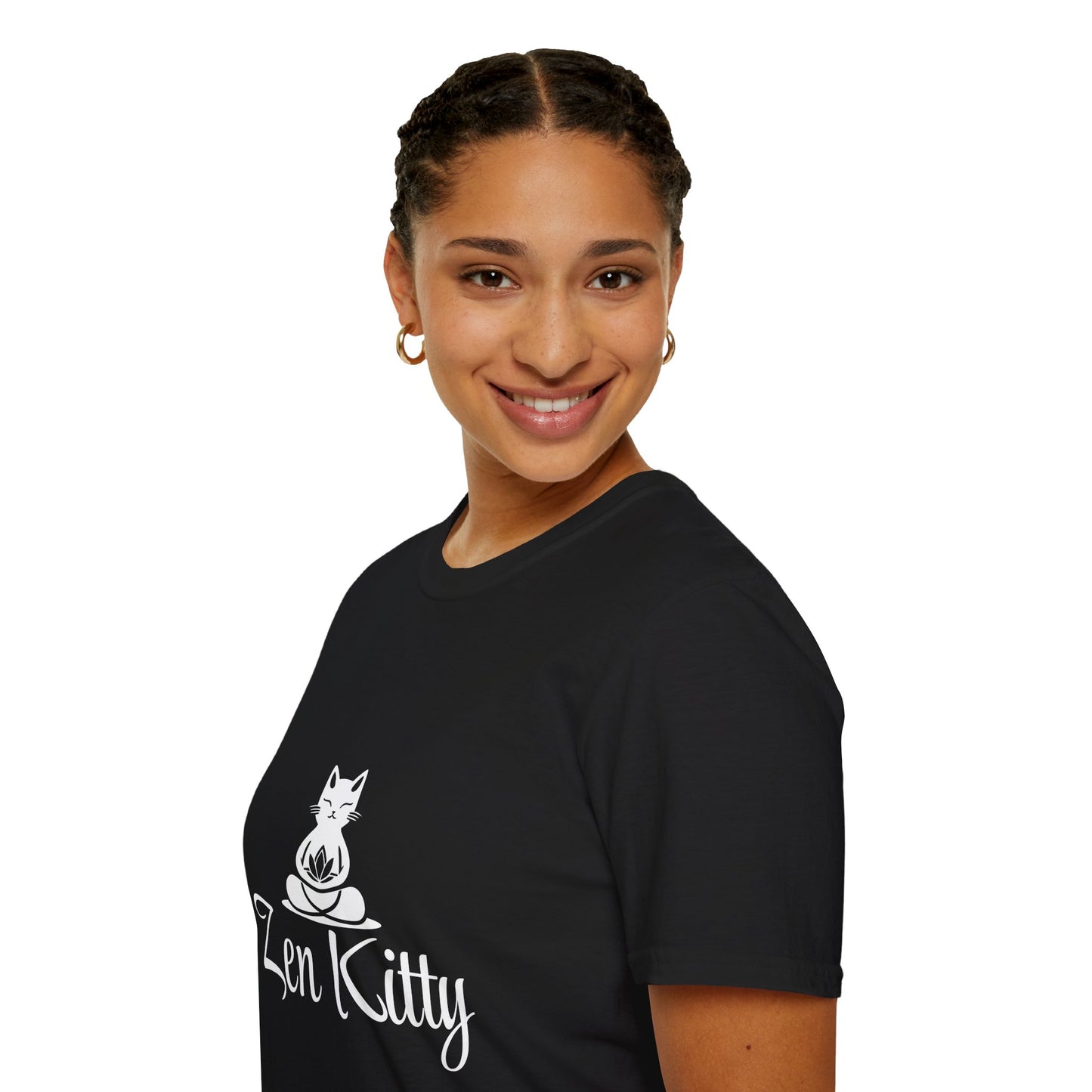 Zen Kitty Unisex Softstyle T-Shirt