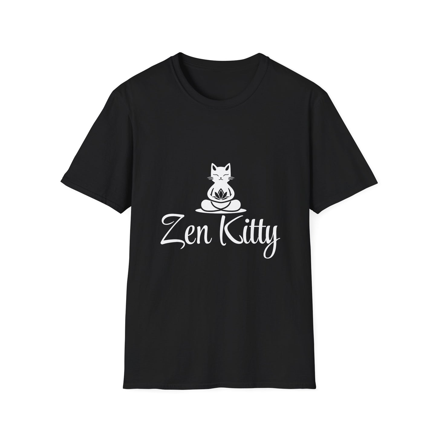 Zen Kitty Unisex Softstyle T-Shirt
