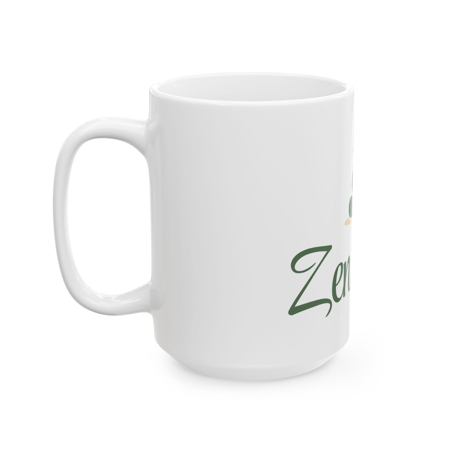 Zen Kitty Ceramic Mug - Perfect for Cat Lovers and Mindfulness Enthusiasts